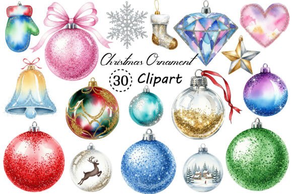 Christmas Ornament PNG Clipart: A Versatile Illustration Asset for Content Creators