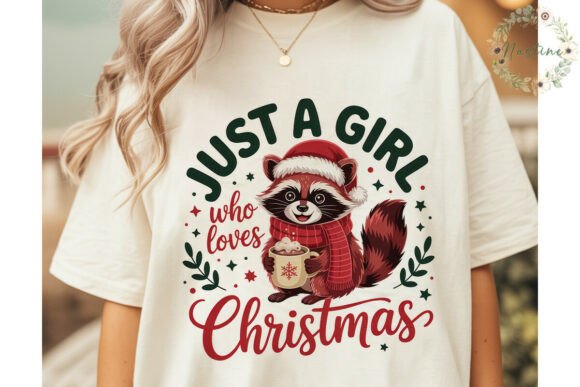Christmas Raccoon Festive PNG Clipart for Local Business Branding