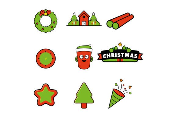 Frosty Holiday Christmas Flat Icon Pack: A Designer’s Perspective