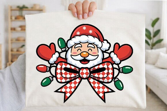 Santa Bow Png, Christmas Png: A Festive Illustration for Modern Marketing