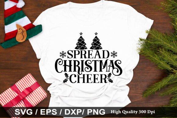 Spread Christmas Cheer SVG: A Festive Illustration for Stronger Branding
